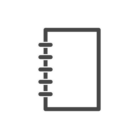 Notepad Icon, notebook iconのイラスト素材
