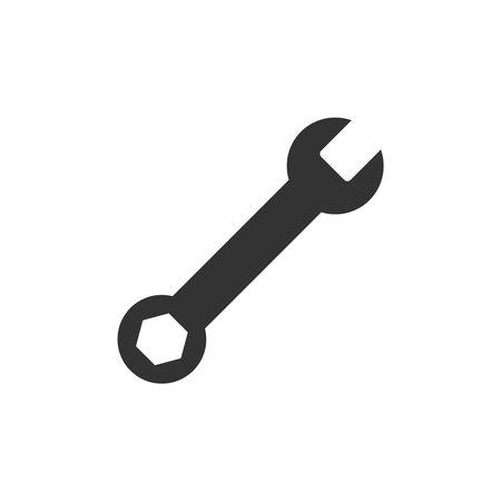 Service tool icon, wrench iconのイラスト素材