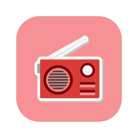 Vector Radio Iconのイラスト素材