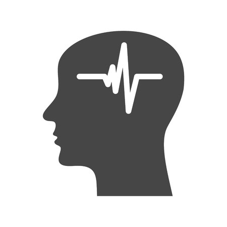 Heart beat iconのイラスト素材