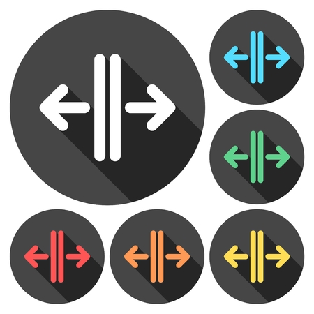 Open the door sign iconのイラスト素材