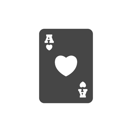 Casino sign icon. Playing card symbolのイラスト素材