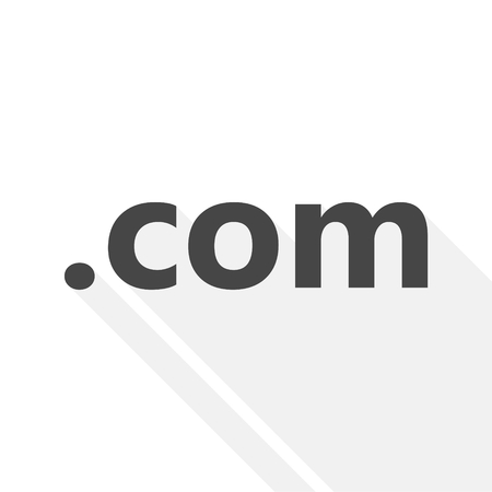 Domain COM sign icon. Top-level internet domainのイラスト素材