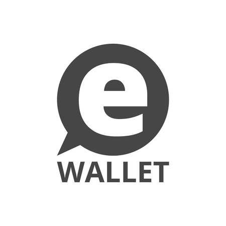 Electronic wallet iconのイラスト素材