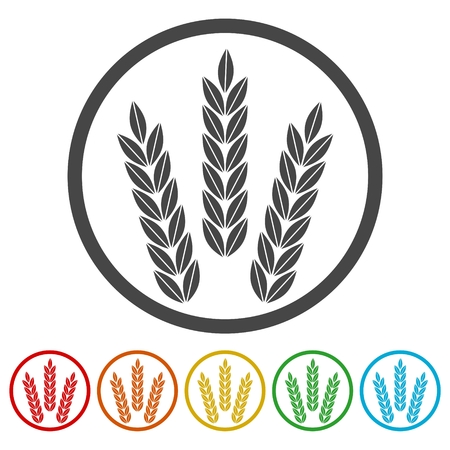 Wheat sign - vector illustrationのイラスト素材