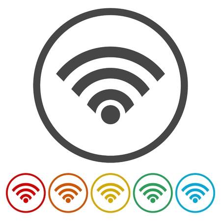 Wireless icon signのイラスト素材