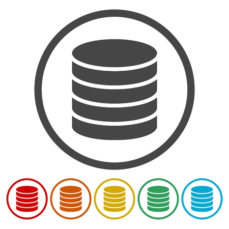 Database sign icon, Database Iconのイラスト素材