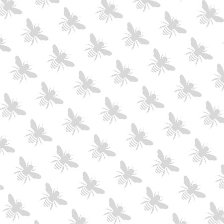 Bee pattern - vector Illustrationのイラスト素材