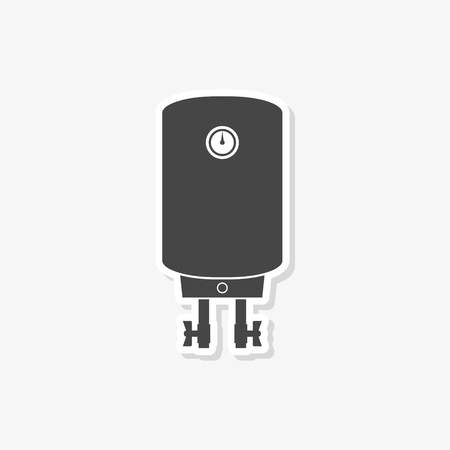 Electric boiler icon - vector Illustrationのイラスト素材