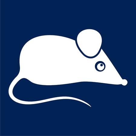 Mouse icon - vector Illustrationのイラスト素材