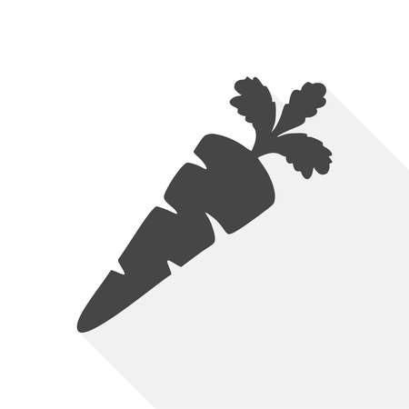 Carrot Icon Flat Graphic Design - Illustrationのイラスト素材