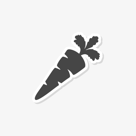 Carrot Icon Flat Graphic Design - Illustrationのイラスト素材