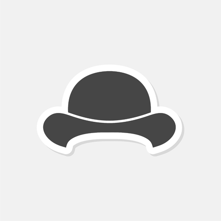 Hat icon flat design vector illustrationのイラスト素材