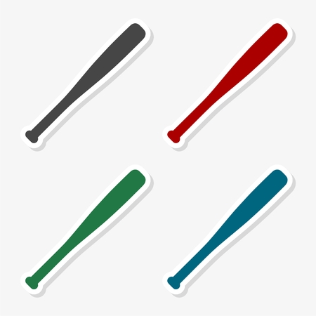 Baseball bat - vector illustrationのイラスト素材