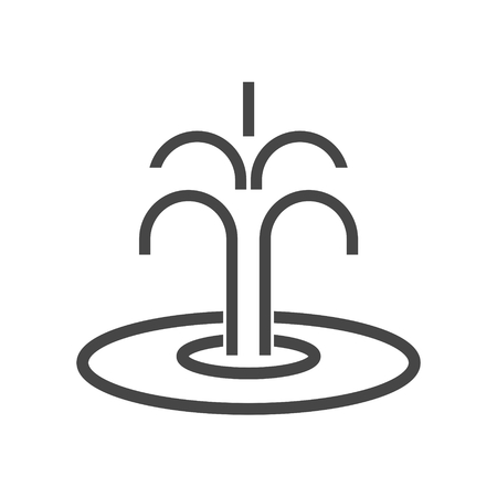 Fountain iconのイラスト素材