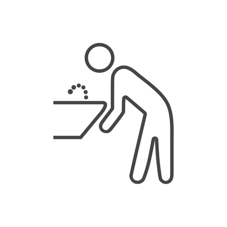 Water Fountain icon Illustrationのイラスト素材