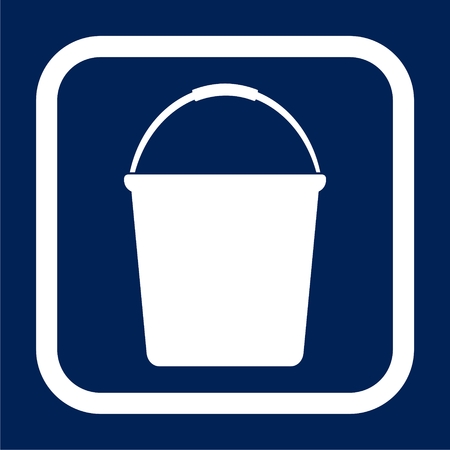 Water bucket vector illustrationのイラスト素材