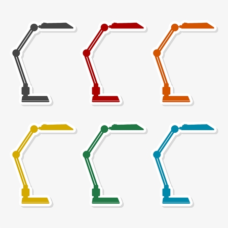 Lamp vector iconのイラスト素材