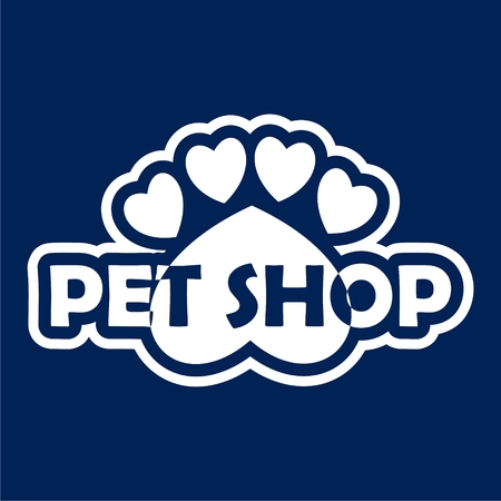 Vector logo design template for pet shops - Illustrationのイラスト素材
