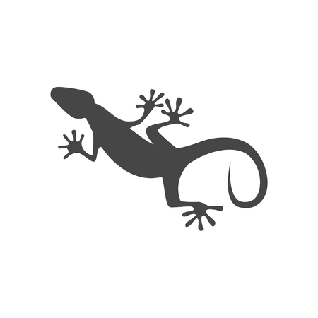 Lizard icon vector Illustrationのイラスト素材