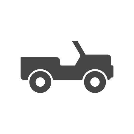 Offroad car vector flat icon - Illustrationのイラスト素材