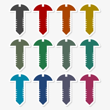 Bolt Icon Flat Graphic Design Illustration.のイラスト素材