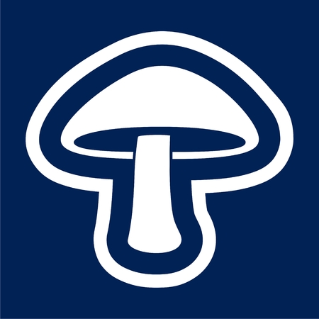 Mushroom Icon Flat Graphic Design - Illustrationのイラスト素材