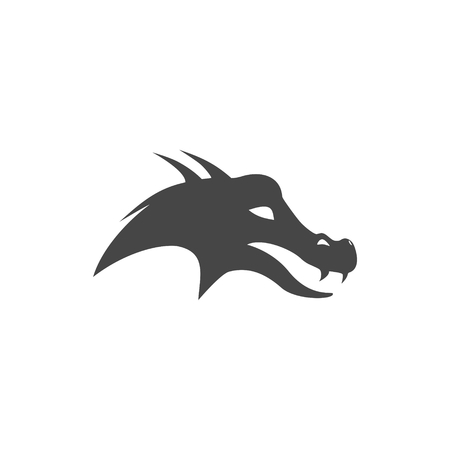 Dragon head iconのイラスト素材