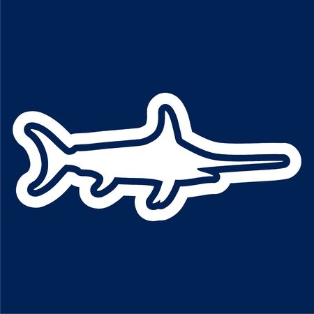 Sailfish saltwater fish - Illustrationのイラスト素材