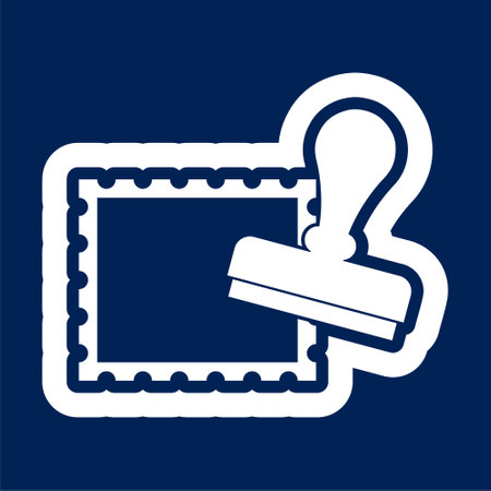 Stamp icon vector illustrationのイラスト素材