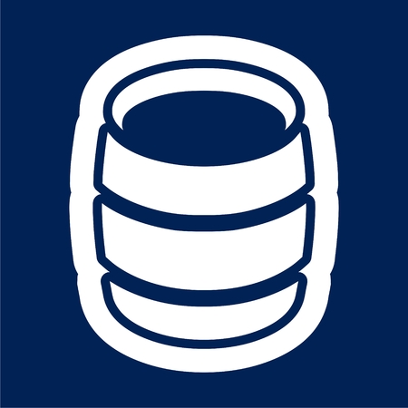 Barrel Vector icon - Illustrationのイラスト素材
