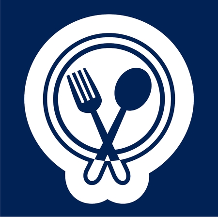 Cutlery icons vector illustration.のイラスト素材