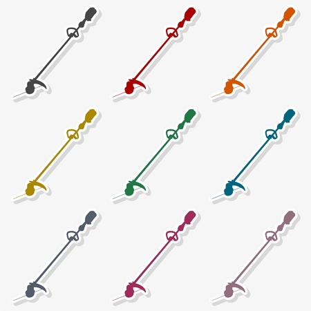 Weed Trimmer Iconsのイラスト素材