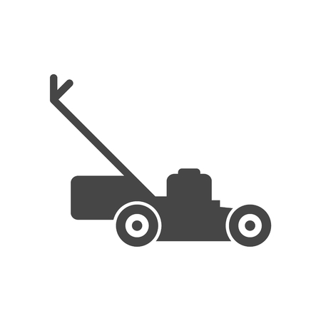 Lawn mower icon vector illustrationのイラスト素材