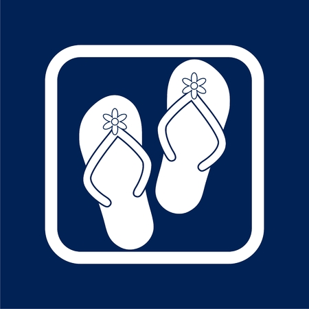 Slippers icon - Illustrationのイラスト素材
