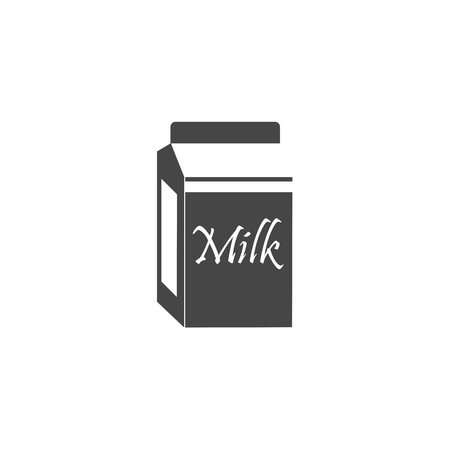 The milk in carton Illustrationのイラスト素材