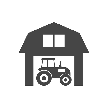 Farm House vector logoのイラスト素材