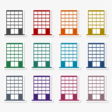 Simple Office buildingのイラスト素材