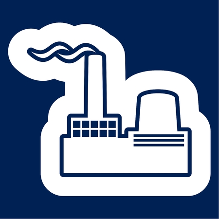 Factory Icon Flat Graphic Design - Illustrationのイラスト素材