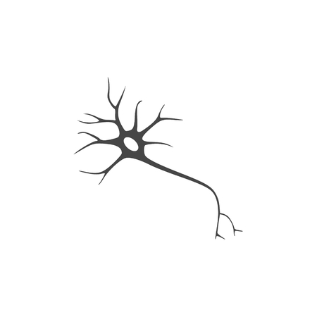 Nerve Cell Icon Flat Graphic Design - Illustrationのイラスト素材