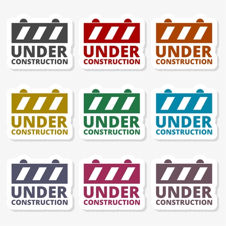 Under Construction Sign - Illustrationのイラスト素材