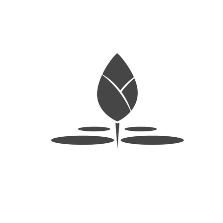 Lotus Flower Logoのイラスト素材