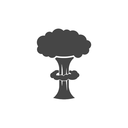 Nuclear explosion mushroom cloud - Illustrationのイラスト素材