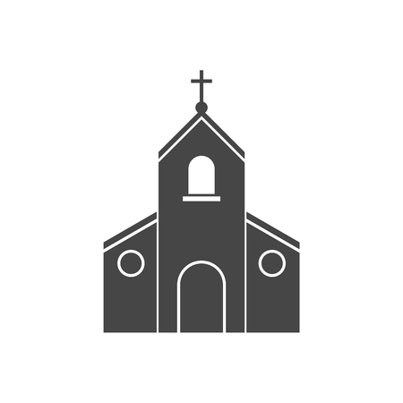 Church Icon Flat Graphic Design - Illustrationのイラスト素材