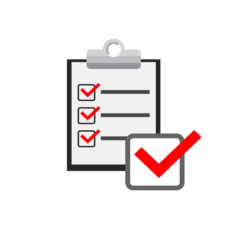 Vector checklist iconのイラスト素材