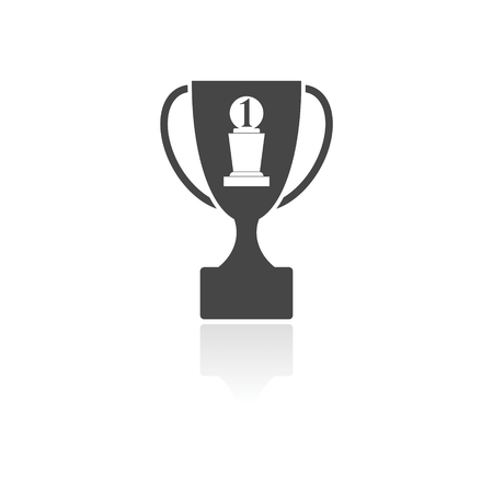Trophy sign iconのイラスト素材