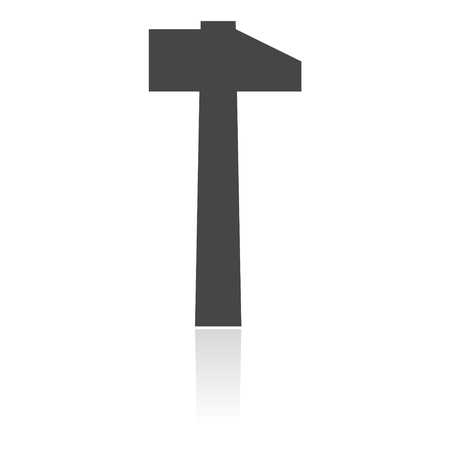 Simple Hammer Iconのイラスト素材