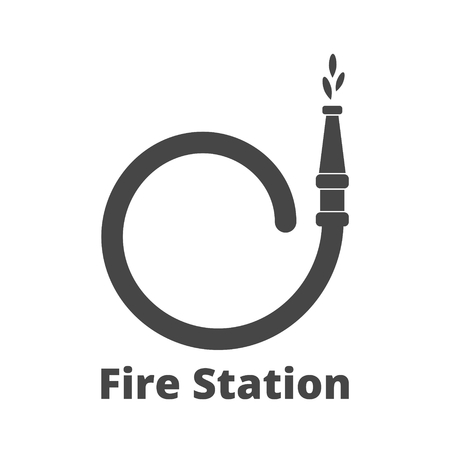 Fire station iconのイラスト素材