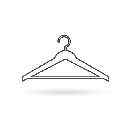 Hanger sign icon, cloakroom symbolのイラスト素材