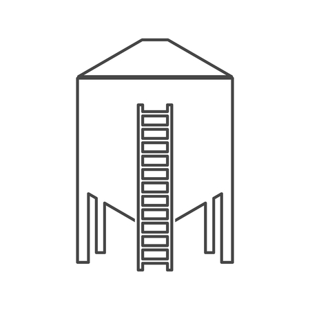 Silos storage iconのイラスト素材